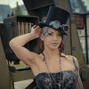 4E's Novelty Steampunk Goggles for Women & Men, Gothic Steampunk Accessories for Halloween Costume, Mad Scientist Cosplay Goggles - 2 of 4