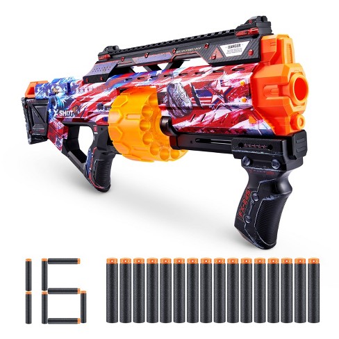 X shot nerf store guns