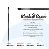 Black Swan Synthetic Red Sable Paint Brushes Flat Sets of 2- Professional Quality Long Handle Paint Brushes in Assorted Shapes and Sizes for Oil, - 2 of 4