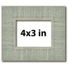PosterPalooza | Photo Size Sculpted Blue Picture Frame - UV Acrylic, Foam Board Backing, Hanging Hardware - 2 of 4