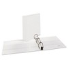Avery Heavy-Duty Non Stick View Binder with DuraHinge and Slant Rings, 3 Rings, 2" Capacity, 11 x 8.5, White, (5504) - 3 of 4