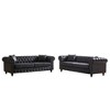 CAVINAS Loveseat Sofa with Button Design and Cushions for Bedroom, Chesterfield Sofa with Rolled Arms, Tech Fabric Vintage Couches for Living Room - 4 of 4