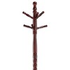 Rack Clothes,Merlot Coat Rack with Twisted Post for Closet, Wardrobe - 4 of 4