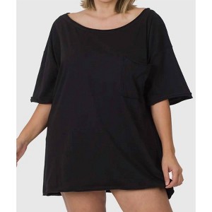 Women's Oversized friend Tee - ZENANA - 1 of 1