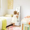 Kids Jewelry Armoire with Full-Length Mirror, Child Jewelry Cabinet with Led Light/Freestanding Jewelry Organizer/3 Storage Drawers - 3 of 4