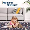Washable Hallway Rug, Modern Insect Floral Print Farmhouse Mat, Non-Slip Stain-Resistant, Foldable Indoor Rug for Kitchen, Laundry Room - 3 of 4