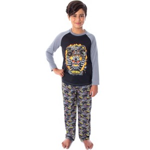 Monster Jam Trucks Boys' Maximum Destruction MAX-D 2 PC Pajama Sleep Set Grey - 1 of 4