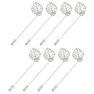 Unique Bargains Metal DIY Women's Clothing Dress Leaf Sewing Brooch Pins 20 Pcs - 1 of 4