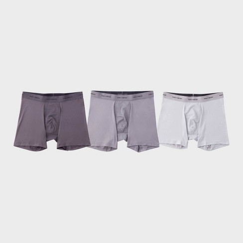 Pair Of Thieves Men's Quick Dry Boxer Briefs 3pk - Gray Xl : Target