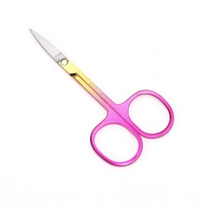 Unique Bargains Women 2.0A Scissors Eyebrow Trimmer Scissors 1 Pc - 1 of 3