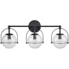 Elk Home Langford 3 - Light Vanity in  Matte Black - 3 of 3