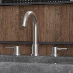 Widespread Bathroom Faucet, 8 Inch 3 Hole Faucet for Bathroom Vanity Sink, Lavatory Basin Faucet with 2 Lever Handles, cUPC Supply Line - 1 of 4
