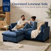 Best Choice Products 82in Modular Sectional Pillowtop Sofa w/ Ottoman & Storage - 3 of 4