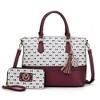 MKF Collection Saylor Circular M Emblem Print Women’s Tote Bag with Wallet by Mia K - 2 of 4