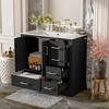 ChicFurnit 36 Inch Bathroom Vanity with Sink Freestanding Storage Cabinet with 2 Soft Close Doors 4 Drawers for Bathroom, 18.3"*36"*34" - 2 of 4