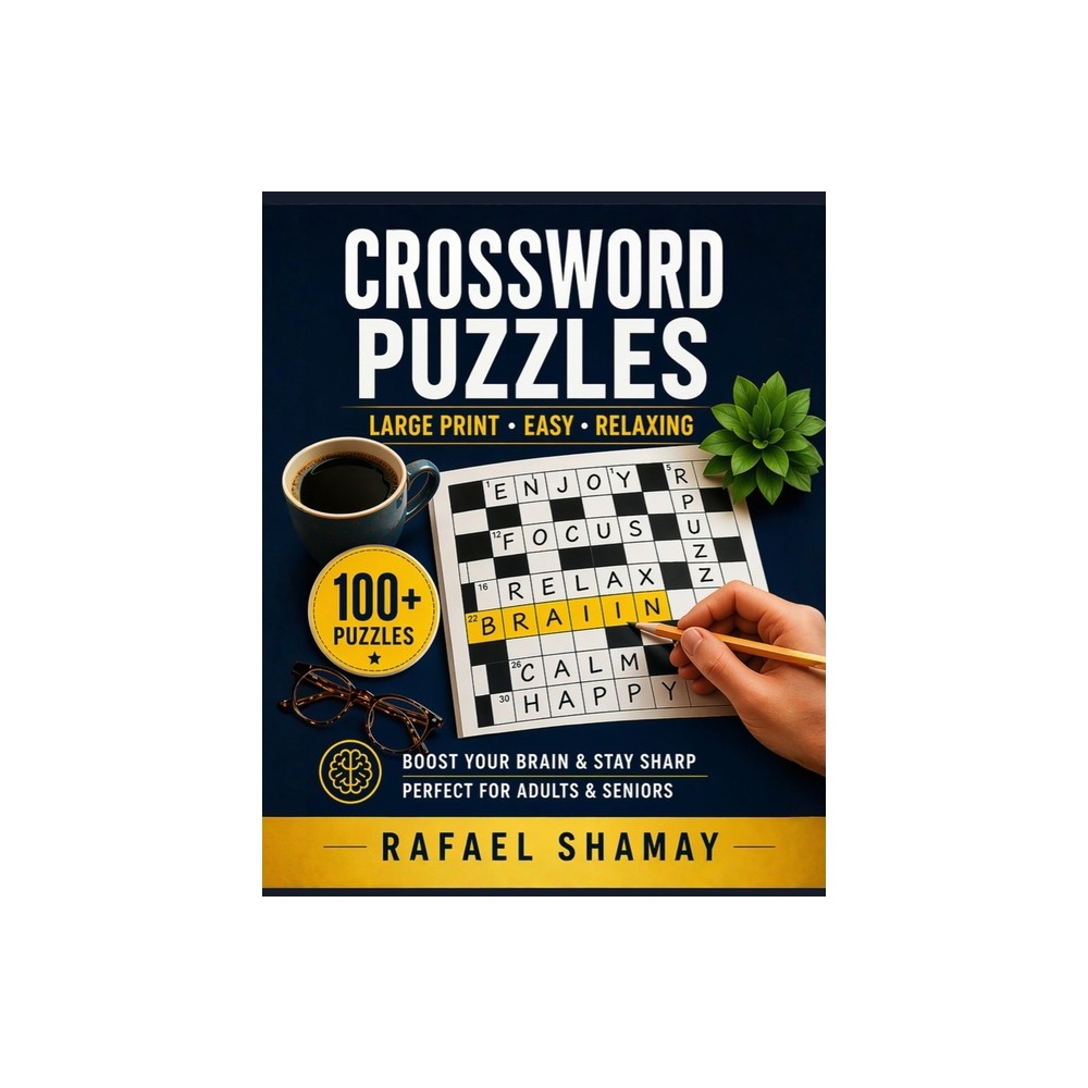 Crossword Puzzle Book for Adults - by Rafael Shamay (Paperback)