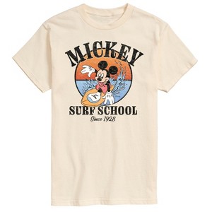 Men's - Disney - Mickey Surf School Short Sleeve Graphic T-Shirt - 1 of 4