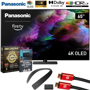Panasonic Z85 65" OLED 4K UHD Smart Fire TV (2024) + WN10 Neck Speaker Bundle - 1 of 4