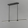 ET2 Lighting Dorian 3 - Light Island Pendant Light in  Black - 4 of 4