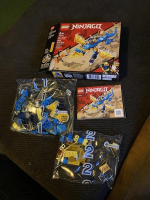 LEGO NINJAGO Jay’s Thunder Dragon EVO 71760 - Toy Figure and Viper Snake  Set with Minifigures, Collectible Speed Mission Banner, Ninja Battle