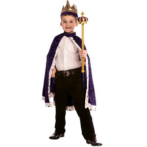 Dress Up America King Costume for Boys - One Size Fits Most - 1 of 2