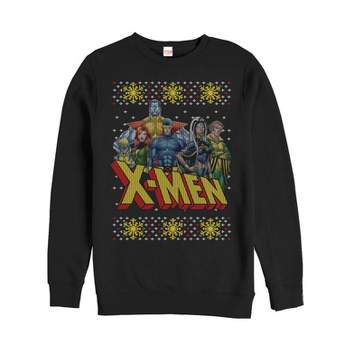 Men's Marvel Ugly Christmas X-Men Group Sweatshirt