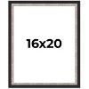 PosterPalooza | Simple Silver Picture Frame - UV Acrylic, Foam Board Backing, Hanging Hardware - 2 of 4