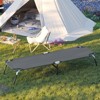 Tangkula Outdoor Camping Cot Folding Camping Bed Sleeping Bed for Kids & Adult Blue/Grey - 3 of 4
