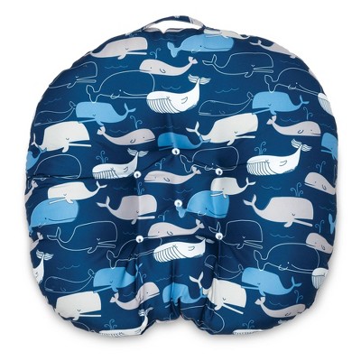 Boppy Big Whales Newborn Lounger - Navy 