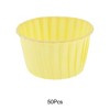 Unique Bargains Curled Rim Disposable Baking Cups Greaseproof Paper 2.56" x 1.57" 50Pcs - 4 of 4