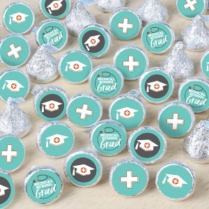 Big Dot of Happiness Medical School Grad - Doctor Graduation Party Small Round Candy Stickers - Party Favor Labels - 324 Count - 1 of 4