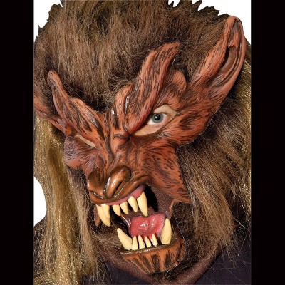 Lone Wolf Latex Costume Mask - One Size