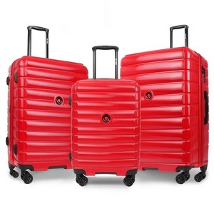 NEW YORK XPRESS LA13601 Hard Shell Expandable Luggage, Spinner Wheels & TSA Lock, Lightweight 20"25"29" - 1 of 4