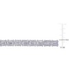 EVERLY JEWELRY | Sterling Silver 20ct TGW Cubic Zirconia Tennis Bracelet, 7.5 inch - 2 of 4
