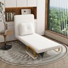 Hrinhom 25.6"W 3-in-1 Convertible Chair,Folding Sofa Bed with Adjustable Backrest - 3 of 4