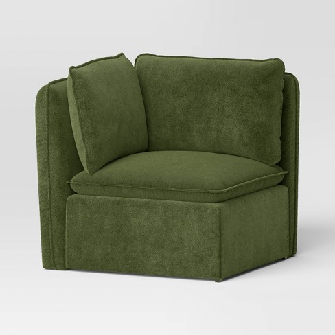 Green velvet on sale chair target