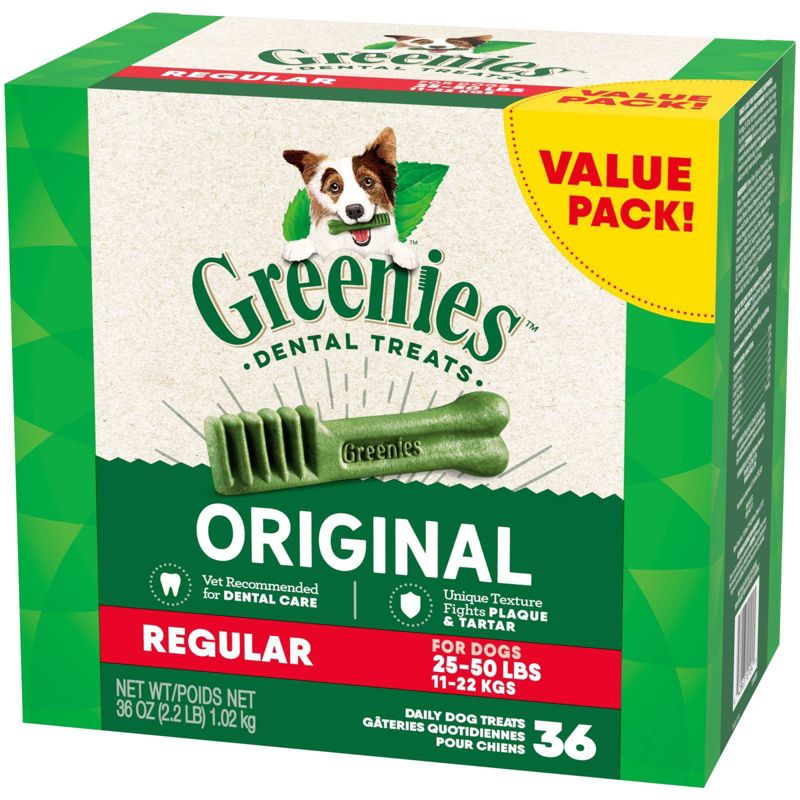 Greenies Regular Original Chicken Flavor Adult Dental Dog Treats, 6 of 15