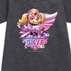 - Paw Patrol - Skye Lightning Graphic Short Sleeve Fleece Dress - 2 of 4