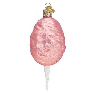 Old World Christmas Glass Blown Ornament, Cotton Candy - 1 of 2