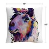 Pat Saunders 16 X 16 Decorative Throw Pillow by Trademark Fine Art - 4 of 4