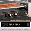 ROVSUN Hot Dog Roller ETL Certified, 18 Hot Dog 7 Rollers Sausage Grill Cooker Machine w/Dual Temp Control, Cover, LED, Removable Shelf & Drip Tray - 3 of 4