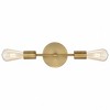 Access Lighting Iconic 2 - Light Wall Light in  Antique Brushed Brass - 2 of 4