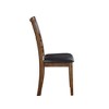 New Classic Furniture, Gia Brown Wood Dining Chair with PU Seat (Set of 6) - 4 of 4