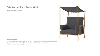 Target canopy chair discount