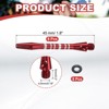 Unique Bargains Medium 2BA Thread Aluminum Dart Shafts with Rubber Rings for Steel Tip 8 Pcs - 2 of 4