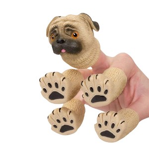 Accoutrements Handipug Finger Puppet (5-Pieces) - 1 of 4