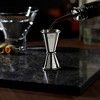 Viski Small Double Measure for Cocktails, Bar Tools and Accessories Stainless Steel Bartender Tool Measuring Shot Set of 1 - 2 of 4