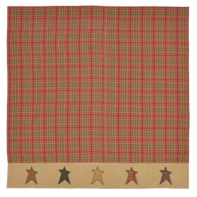 Primitive Stars Shower Curtain 72x72 VHC Brands