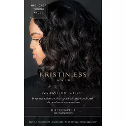 Kristin Ess Signature Hair Gloss Shine Boosting, Tone Enhancing, Silicone Free + Ammonia Free - Bittersweet - 4 fl oz
