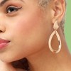 SOHI Women's Gold Teardrop Drop Earrings - 3 of 3